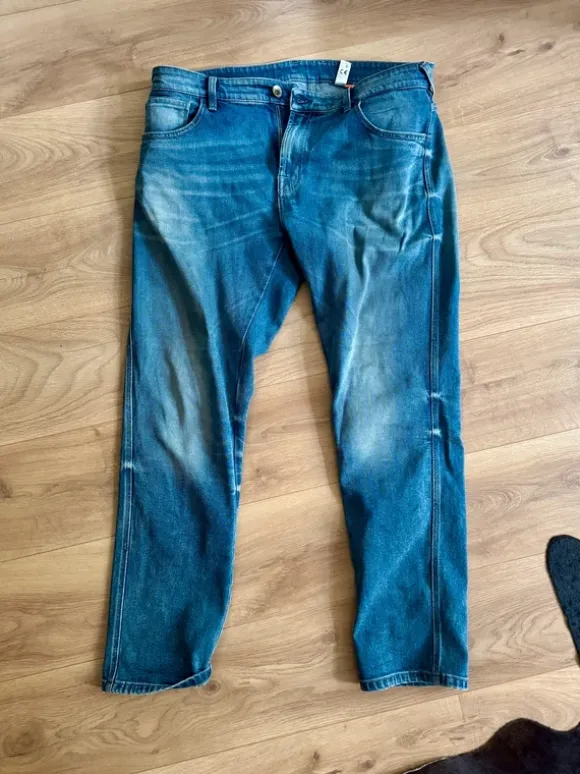Rokker Tapered Slim Light Blue W38/L32 Motorradhose