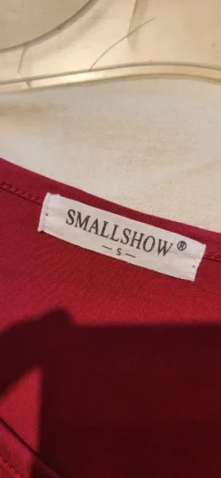 rotes Schwangerschafts-und Stillkleid der Marke Smallshow (S)