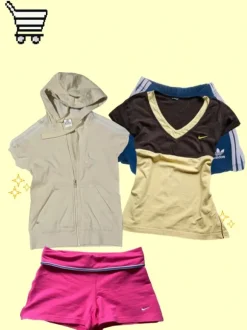 2000s Yoga Activewear Bundle 2 Tops + Sporty Capris (or 1 other bottom of your choice)