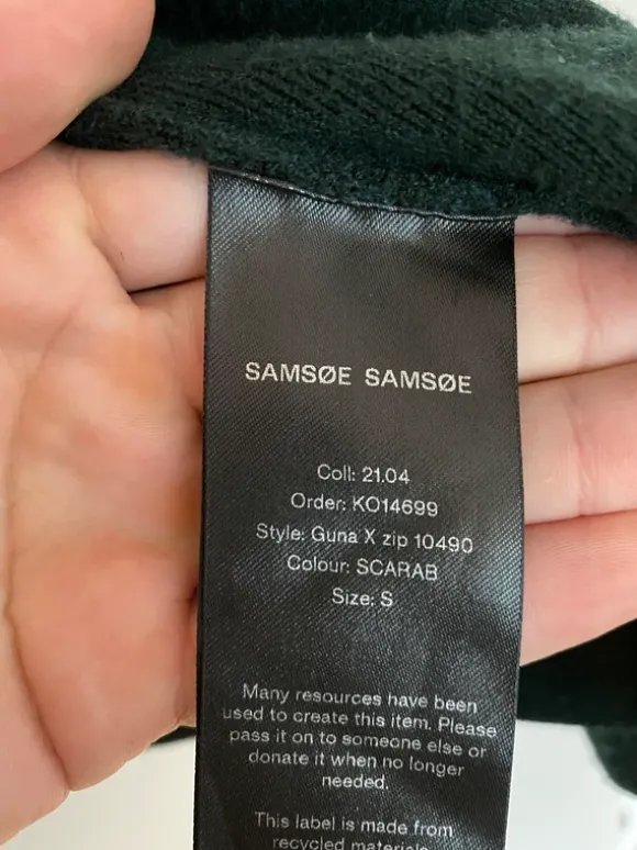 Samsoe Samsoe Guna X Zip Strickjacke