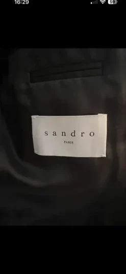Sandro Suit Size 46 Dark Grey – Worn Once