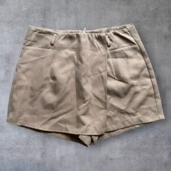 Schicker Hosenrock Skort in Beige Rosé Gr. M 38