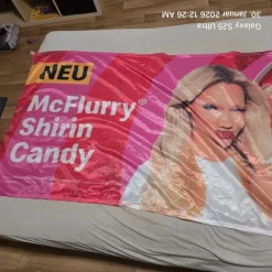 Schirin david mc Donalds Banner