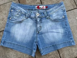 Schöne Damen Jeans Hotpands Gr. S Baumwolle mit Stickerei