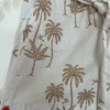 Schöne gemusterte Leinen Shorts