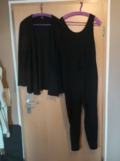 Schwangerschaft Umstands- Einteiler Overall Jumpsuit mit Jacke