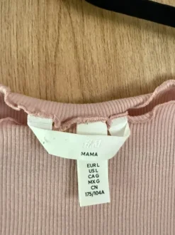 Schwangerschafts T-Shirts gerippt Gr.L H&M