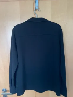 Schwarze Übergangsjacke mit Knopfleiste von Only & Sons