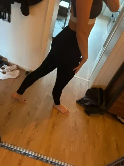 Schwarze leggins topshop