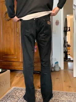 Schwarze Wrangler Jeans