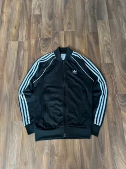 Schwarzer Adidas Firebird Trainingsanzug | Größe:S | vintage | Retro | Sport