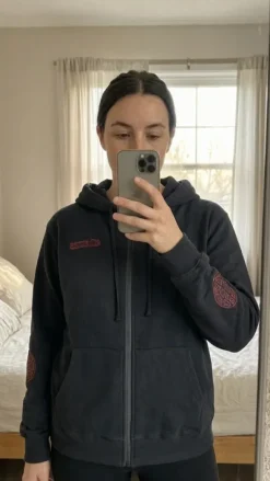 Schwarzer All Access Zip-Hoodie
