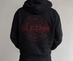 Schwarzer All Access Zip-Hoodie