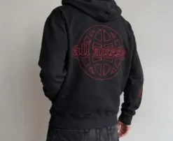 Schwarzer All Access Zip-Hoodie