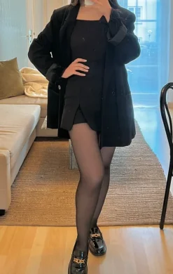Schwarzer Blazer Oversize