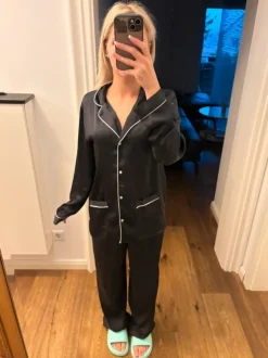 Schwarzer Pyjama von H&M in S