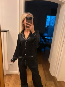 Schwarzer Pyjama von H&M in S