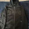 Schwarzer Zipper