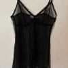 Schwarzes, transparentes Top / Nachthemd von La Senza