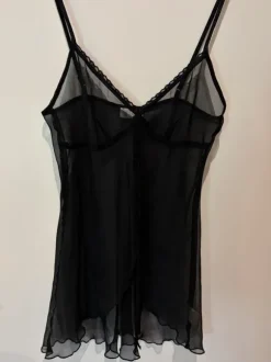 Schwarzes, transparentes Top / Nachthemd von La Senza