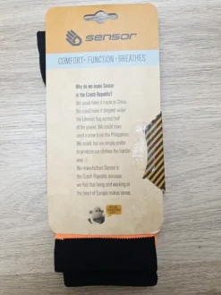 Sensor Coolmax Summer Stripe Sportsocken Schwarz Blau 43-46 Neu