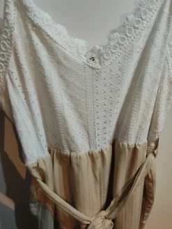 Süßer Jumpsuit Beige weiß Shein 4XL (52)
