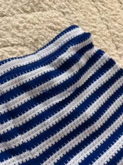 Shein blau-weiß gestreifte Shorts Gr.M Stoff