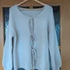 Shein Cardigan Schleifen Beige Wolle Größe 36 Oversize