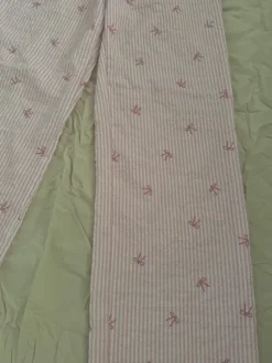 SHEIN Pyjama Hose rosa mit Schleife M