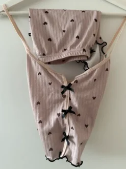 SHEIN Pyjama Set Herzchen Gr. S/M