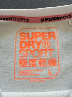 Shirt, Super Dry Sport, weiß mit Print, Größe XL
