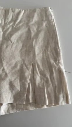 Skort beige Leinen schickt Trend