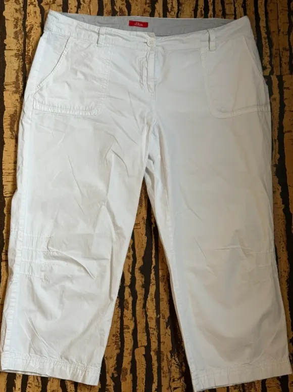 s.Oliver weiße Shorts - 3/4 Hose
