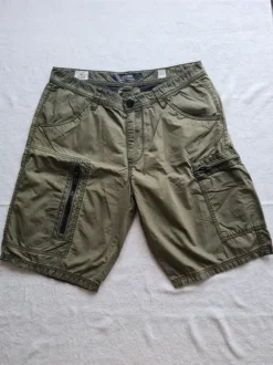s.Oliver Cargo Shorts Khaki Herren W30 M PLEK Loose Fit Sommer Hose Baumwolle