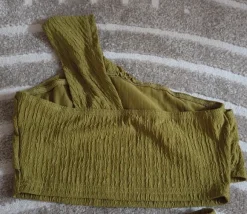 Sommer 2 Teiler Gr M 38 grün Rock +Top Shirt Set
