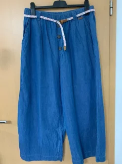 Sommerjeans, weit, elastischer Bund - Gina