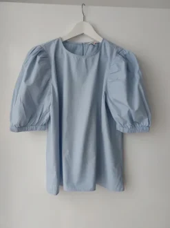 Sommerliche edc Bluse mit Puffärmeln Gr. S