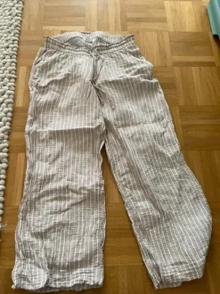 Sommerliche Umstandshose, H&M Mama, Größe S, beige/creme