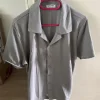 Sommerliches Graues Hemd Herren