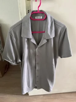 Sommerliches Graues Hemd Herren