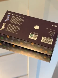 Soxo Happy Easter Socken 2 Paar Küken und Hühnchen Motiv Spiegelei Motiv Größe 41-46