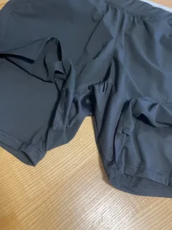 Sporthose mit Innenhose XL schwarz