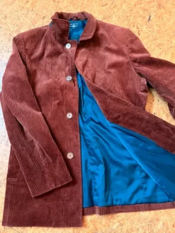 State of Art Cord Jacket in Terracotta Braun 50 retro