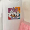 Statement Shirt Daisy Duck Glitzer