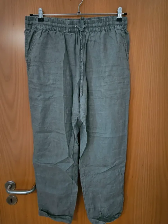 Stoff / Leinen Hose von H&M Größe M