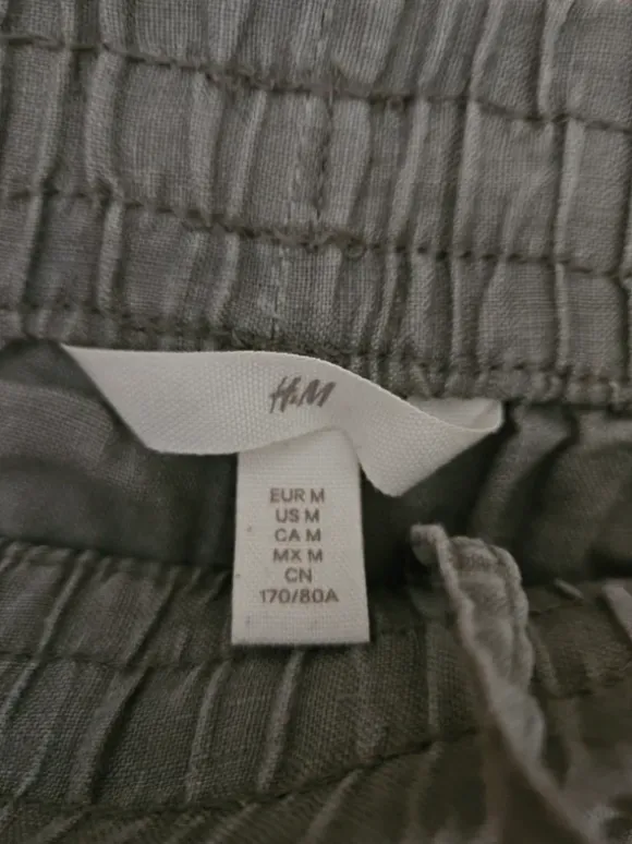 Stoff / Leinen Hose von H&M Größe M
