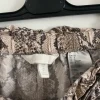 Stoffhose gemustert Schlange beige