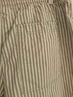 Stoffhose Urban Outfitters BGN, Größe L, Salbei grün gestreift