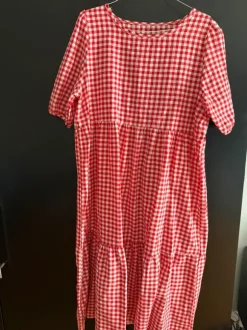 Stoffkleid kariert