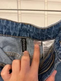 Straight leg jeans